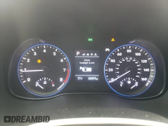 ✅ 2019 Hyundai Kona SEL • VIN: KM8K22AAXKU241562 • Лот: 70724103. Опубликован ранее на Copart с пробегом 34 897 миль. Бесплатный доступ к архиву аукционных продаж из США и подробный отчёт об истории автомобиля на DreamBid. Изображение 9.