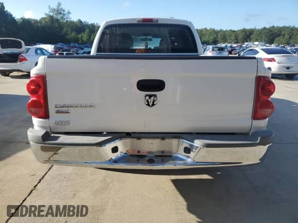 2005 Dodge Dakota SLT with VIN 1D7HE48K85S237791, listed as a Copart auction lot 73787444 with 154,958 mi miles and Salvage title. Bid and sale history available at DreamBid. Image 6.