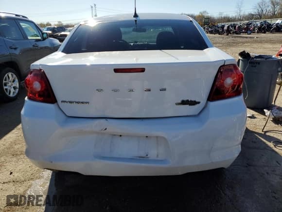 ✅ 2012 Dodge Avenger SXT • VIN: 1C3CDZCB5CN120472 • Лот: 74582444. Опубликован ранее на Copart с пробегом 171 227 миль. Бесплатный доступ к архиву аукционных продаж из США и подробный отчёт об истории автомобиля на DreamBid. Изображение 6.