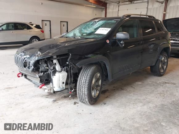 ✅ 2019 Jeep Cherokee Trailhawk • VIN: 1C4PJMBX5KD398170 • Lot: 42387969. Listed on IAAI with 82,396 mi. Free auction sales archive from the USA and detailed vehicle history report at DreamBid. Image 17.