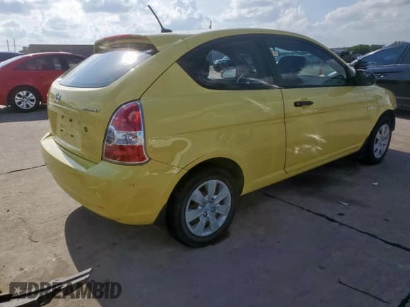 ✅ 2008 Hyundai Accent GS • VIN: KMHCM36C78U101475 • Lot: 61067955. Listed on Copart with 167,292 mi. Free auction sales archive from the USA and detailed vehicle history report at DreamBid. Image 3.