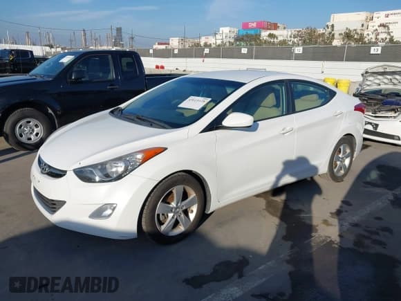 ✅ 2013 Hyundai Elantra GLS • VIN: 5NPDH4AE4DH308681 • Lot: 43619128. Listed on IAAI with 107,381 mi. Free auction sales archive from the USA and detailed vehicle history report at DreamBid. Image 2.