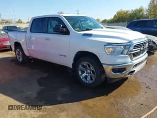 ✅ 2020 Ram 1500 Big Horn • VIN: 1C6SRFFTXLN310027 • Lot: 43550105. Wystawiony na IAAI z przebiegiem 63 333 mil. Bezpłatny archiwum sprzedaży aukcyjnych z USA i szczegółowy raport historii pojazdu na DreamBid. Zdjęcie 1.