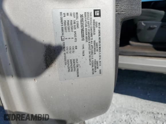 ✅ 2009 GMC Sierra 1500 SLE • VIN: 3GTEC23079G220510 • Лот: 90747625. Опубликован ранее на Copart с пробегом 228 197 миль. Бесплатный доступ к архиву аукционных продаж из США и подробный отчёт об истории автомобиля на DreamBid. Изображение 12.