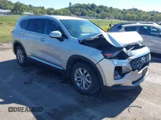 2019 Hyundai Santa Fe SE z VIN 5NMS23AD4KH100188, wystawiony jako IAAI lot #43374582 z przebiegiem 88 759 mil mil oraz . Historia ofert i sprzedaży dostępna na DreamBid. Obrazek 1.