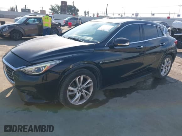 ✅ 2017 Infiniti QX30 Premium • VIN: SJKCH5CP1HA020000 • Lot: 43832648. Listed on IAAI with 98,833 mi. Free auction sales archive from the USA and detailed vehicle history report at DreamBid. Image 2.