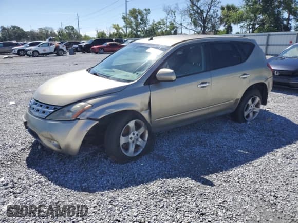 ✅ 2005 Nissan Murano S • VIN: JN8AZ08W25W424601 • Lot: 66219905. Wystawiony na Copart z przebiegiem 159 185 mil. Bezpłatny archiwum sprzedaży aukcyjnych z USA i szczegółowy raport historii pojazdu na DreamBid. Zdjęcie 1.