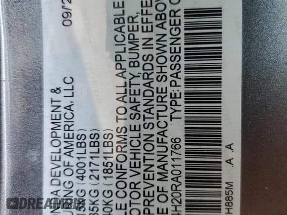 ✅ 2024 Acura Integra • VIN: 19UDE4H20RA011766 • Лот: 68458765. Опубликован ранее на Copart с пробегом 21 327 миль. Бесплатный доступ к архиву аукционных продаж из США и подробный отчёт об истории автомобиля на DreamBid. Изображение 12.