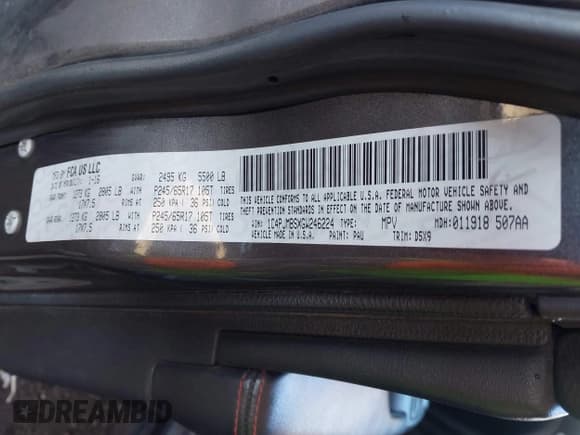 ✅ 2016 Jeep Cherokee Trailhawk • VIN: 1C4PJMBSXGW246224 • Lot: 43837921. Listed on IAAI with 104,876 mi. Free auction sales archive from the USA and detailed vehicle history report at DreamBid. Image 9.