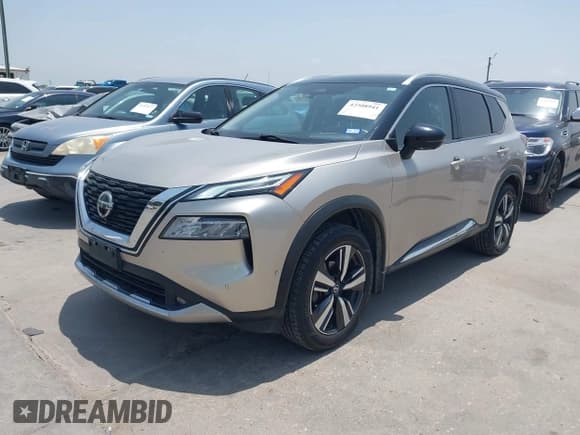 ✅ 2021 Nissan Rogue Platinum • VIN: JN8AT3DD6MW311417 • Lot: 42308941. Wystawiony na IAAI z przebiegiem 61 806 mil. Bezpłatny archiwum sprzedaży aukcyjnych z USA i szczegółowy raport historii pojazdu na DreamBid. Zdjęcie 2.