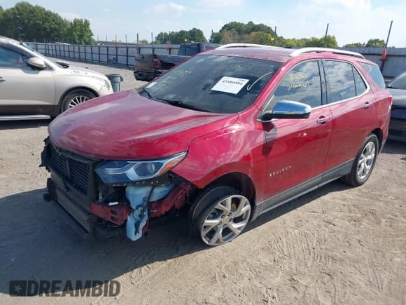 ✅ 2020 Chevrolet Equinox Premier • VIN: 3GNAXNEV4LS659477 • Лот: 43486084. Опубликован ранее на IAAI с пробегом 101 377 миль. Бесплатный доступ к архиву аукционных продаж из США и подробный отчёт об истории автомобиля на DreamBid. Изображение 2.