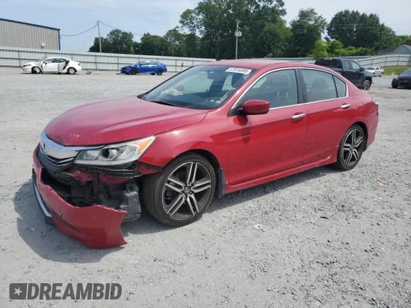 ✅ 2016 Honda Accord Sport • VIN: 1HGCR2E56GA211518 • Lot: 57916995. Listed on Copart with 149,919 mi. Free auction sales archive from the USA and detailed vehicle history report at DreamBid. Image 1.