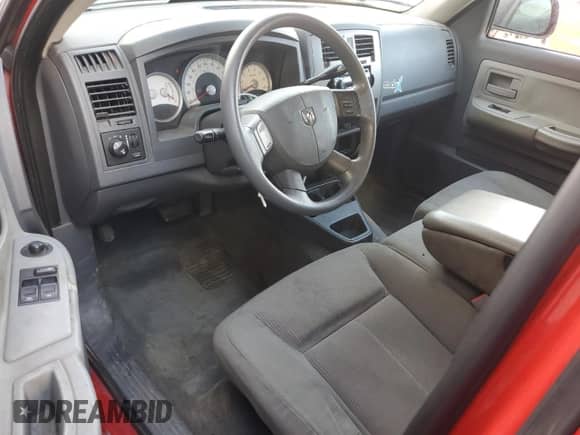 2006 Dodge Dakota SLT with VIN 1D7HE42N76S501233, listed as a Copart auction lot 80200934 with 281,599 mi miles and Salvage title. Bid and sale history available at DreamBid. Image 8.