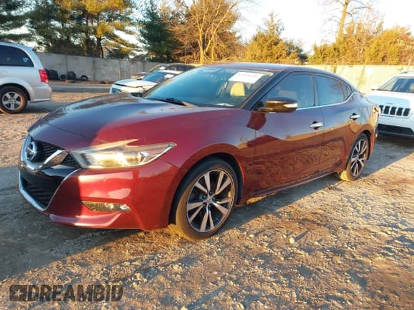 ✅ 2017 Nissan Maxima SV • VIN: 1N4AA6AP7HC443827 • Lot: 43926649. Listed on IAAI with 103,907 mi. Free auction sales archive from the USA and detailed vehicle history report at DreamBid. Image 17.