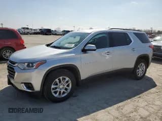 ✅ 2021 Chevrolet Traverse LT Cloth • VIN: 1GNEVMKW7MJ145219 • Lot: 51506295. Wystawiony na Copart z przebiegiem 122 864 mil. Bezpłatny archiwum sprzedaży aukcyjnych z USA i szczegółowy raport historii pojazdu na DreamBid. Zdjęcie 1.