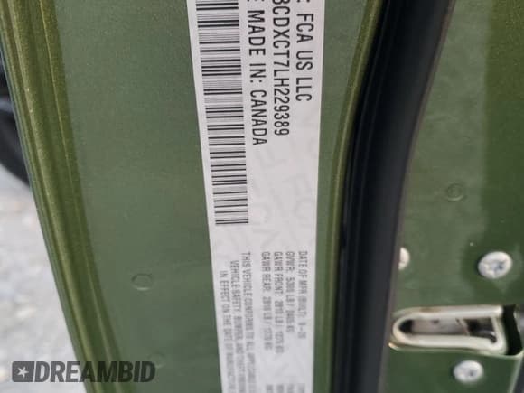 ✅ 2020 Dodge Charger R/T • VIN: 2C3CDXCT7LH229389 • Lot: 71519435. Listed on Copart with 118,446 mi. Free auction sales archive from the USA and detailed vehicle history report at DreamBid. Image 12.