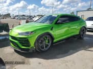 ✅ 2021 Lamborghini Urus • VIN: ZPBUA1ZL6MLA14421 • Лот: 74109914. Опубликован ранее на Copart с пробегом Не указан. Бесплатный доступ к архиву аукционных продаж из США и подробный отчёт об истории автомобиля на DreamBid. Изображение 1.