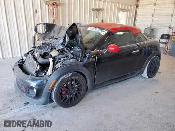 ✅ 2013 MINI Coupe John Cooper Works • VIN: WMWSX9C51DT655043 • Lot: 92709755. Listed on Copart with Not provided. Free auction sales archive from the USA and detailed vehicle history report at DreamBid. Image 1.