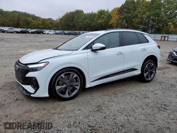 ✅ 2023 Audi Q4 e-tron • VIN: WA1K2BFZ7PP031617 • Lot: 75874984. Wystawiony na Copart z przebiegiem 18 346 mil. Bezpłatny archiwum sprzedaży aukcyjnych z USA i szczegółowy raport historii pojazdu na DreamBid. Zdjęcie 1.