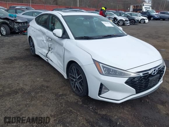 ✅ 2019 Hyundai Elantra Sport • VIN: KMHD04LB3KU841923 • Lot: 41887656. Listed on IAAI with 64,454 mi. Free auction sales archive from the USA and detailed vehicle history report at DreamBid. Image 6.