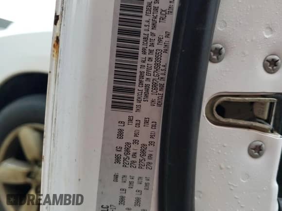 2017 Ram 1500 SLT с VIN 1C6RR7LG7HS839553, выставлен на аукционе Copart как лот 61305035 с пробегом 142 023 миль миль и Чистый • Clean title. История ставок и продаж доступна на DreamBid. Изображение 12.