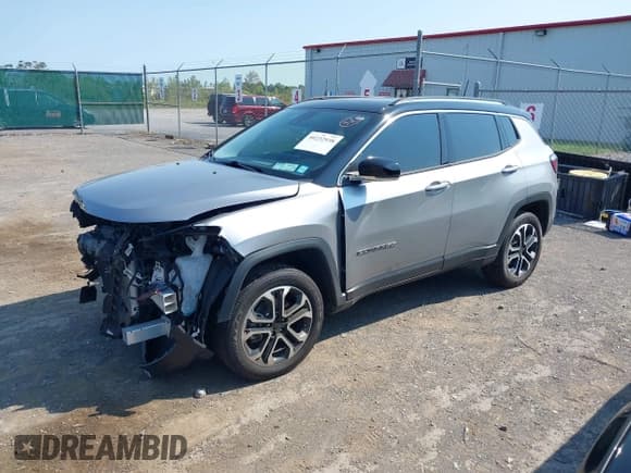 ✅ 2022 Jeep Compass Limited • VIN: 3C4NJDCB7NT104518 • Lot: 40232938. Listed on IAAI with 44,956 mi. Free auction sales archive from the USA and detailed vehicle history report at DreamBid. Image 2.