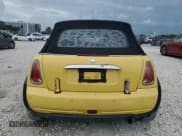 ✅ 2006 MINI Convertible • VIN: WMWRF33506TF64110 • Lot: 59973605. Listed on Copart with 207,146 mi. Free auction sales archive from the USA and detailed vehicle history report at DreamBid. Image 6.