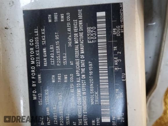 ✅ 2013 Ford Transit Connect XLT • VIN: NM0LS6BN2DT161597 • Лот: 86662035. Опубликован ранее на Copart с пробегом 89 319 миль. Бесплатный доступ к архиву аукционных продаж из США и подробный отчёт об истории автомобиля на DreamBid. Изображение 13.