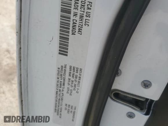 ✅ 2022 Dodge Charger R/T • VIN: 2C3CDXCT1NH172447 • Lot: 85591935. Listed on Copart with 82,833 mi. Free auction sales archive from the USA and detailed vehicle history report at DreamBid. Image 13.