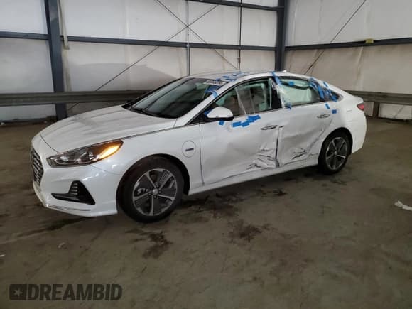 ✅ 2019 Hyundai Sonata • VIN: KMHE14L28KA089087 • Лот: 85565654. Опубликован ранее на Copart с пробегом 41 702 миль. Бесплатный доступ к архиву аукционных продаж из США и подробный отчёт об истории автомобиля на DreamBid. Изображение 1.
