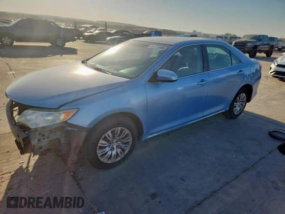 2012 Toyota Camry LE with VIN 4T1BF1FK7CU549922, listed as a Copart auction lot 81711235 with 123,266 mi miles and Salvage title. Bid and sale history available at DreamBid. Image 1.
