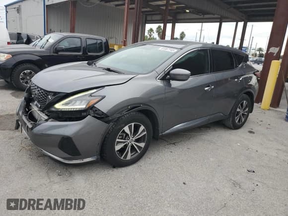 ✅ 2019 Nissan Murano SL • VIN: 5N1AZ2MJ0KN123694 • Lot: 91957745. Listed on Copart with 191,398 mi. Free auction sales archive from the USA and detailed vehicle history report at DreamBid. Image 1.