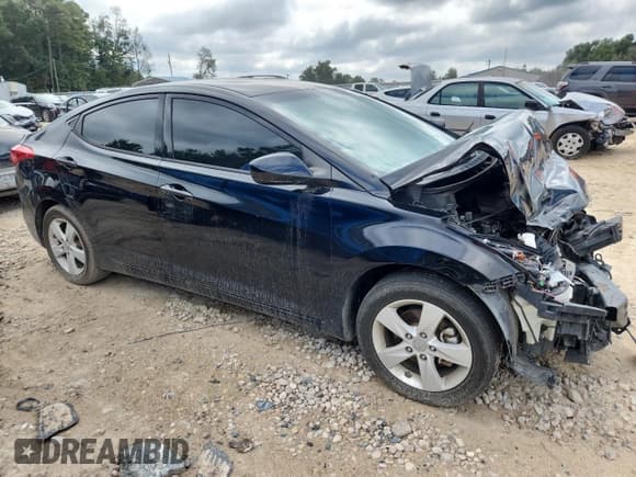 ✅ 2013 Hyundai Elantra GLS • VIN: 5NPDH4AE7DH234981 • Lot: 81787235. Listed on Copart with 174,106 mi. Free auction sales archive from the USA and detailed vehicle history report at DreamBid. Image 4.