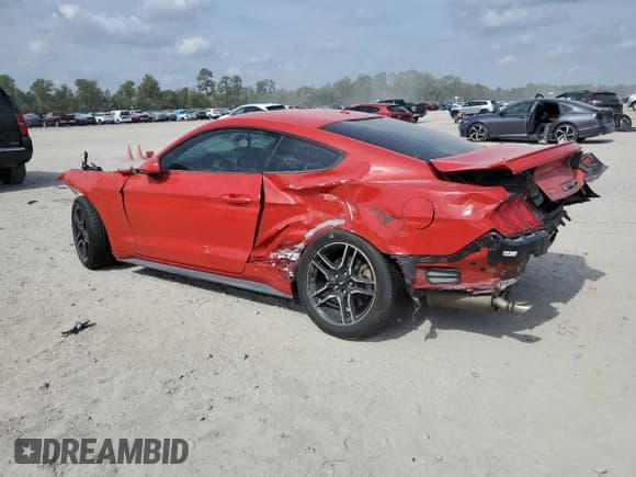 ✅ 2018 Ford Mustang EcoBoost • VIN: 1FA6P8TH6J5158911 • Lot: 82770235. Listed on Copart with Not provided. Free auction sales archive from the USA and detailed vehicle history report at DreamBid. Image 2.