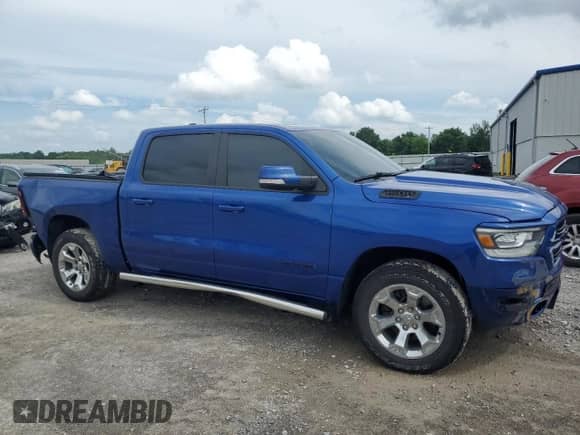 2019 Ram 1500 Big Horn with VIN 1C6SRFFT2KN689409, listed as a Copart auction lot 63072805 with 84,958 mi miles and Non repairable. Bid and sale history available at DreamBid. Image 4.