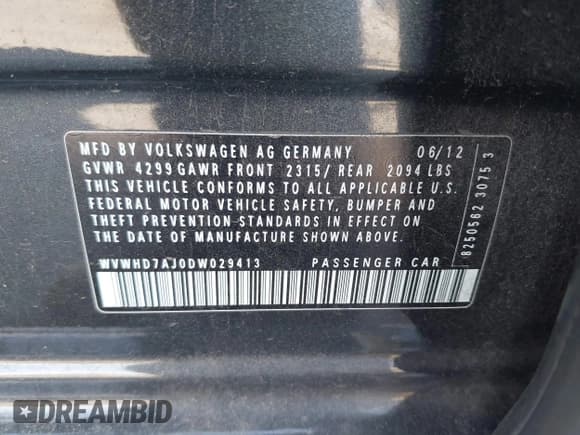 ✅ 2013 Volkswagen Golf GTI • VIN: WVWHD7AJ0DW029413 • Lot: 43587969. Wystawiony na IAAI z przebiegiem 112 372 mil. Bezpłatny archiwum sprzedaży aukcyjnych z USA i szczegółowy raport historii pojazdu na DreamBid. Zdjęcie 9.