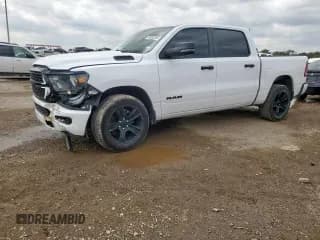 ✅ 2023 Ram 1500 Lone Star • VIN: 1C6SRFFT9PN636262 • Lot: 90392255. Listed on Copart with 104,450 mi. Free auction sales archive from the USA and detailed vehicle history report at DreamBid. Image 1.