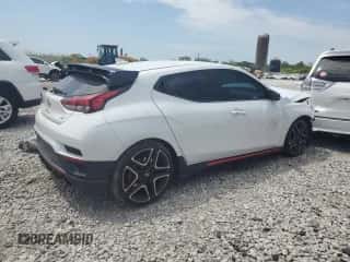 2020 Hyundai Veloster z VIN KMHT36AH6LU005899, wystawiony jako Copart lot #67163814 z przebiegiem 106 668 mil mil oraz Szkoda całkowita • Salvage title. Historia ofert i sprzedaży dostępna na DreamBid. Obrazek 3.