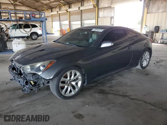 ✅ 2015 Hyundai Genesis Coupe 3.8L Base • VIN: KMHHU6KJ7FU123582 • Lot: 86893475. Listed on Copart with 76,292 mi. Free auction sales archive from the USA and detailed vehicle history report at DreamBid. Image 1.