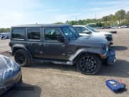 ✅ 2023 Jeep Wrangler Sahara • VIN: 1C4JJXP69PW684803 • Lot: 42214320. Listed on IAAI with 37,723 mi. Free auction sales archive from the USA and detailed vehicle history report at DreamBid. Image 13.