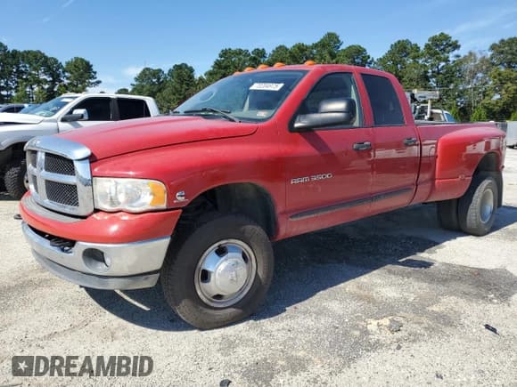 ✅ 2005 Dodge 3500 SLT • VIN: 3D7MS48C65G765238 • Lot: 70204975. Listed on Copart with 122,663 mi. Free auction sales archive from the USA and detailed vehicle history report at DreamBid. Image 2.