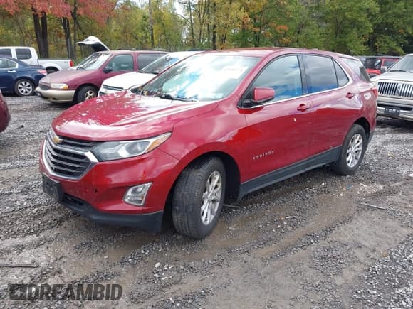 ✅ 2018 Chevrolet Equinox LT • VIN: 3GNAXSEV6JS554192 • Лот: 43395774. Опубликован ранее на IAAI с пробегом 104 353 миль. Бесплатный доступ к архиву аукционных продаж из США и подробный отчёт об истории автомобиля на DreamBid. Изображение 2.