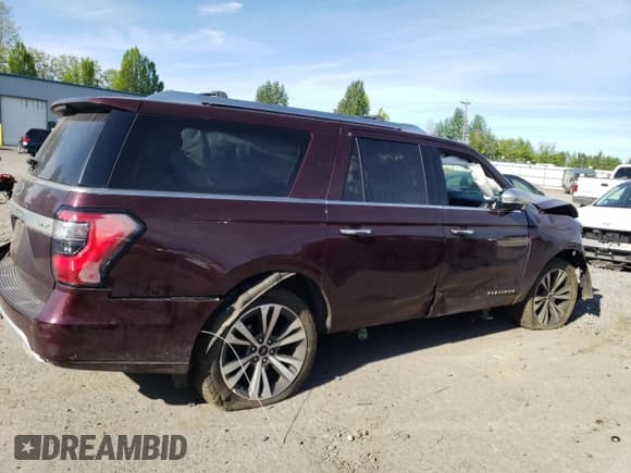 ✅ 2020 Ford Expedition Max Platinum • VIN: 1FMJK1MT6LEA06834 • Lot: 55687895. Wystawiony na Copart z przebiegiem 63 615 mil. Bezpłatny archiwum sprzedaży aukcyjnych z USA i szczegółowy raport historii pojazdu na DreamBid. Zdjęcie 3.