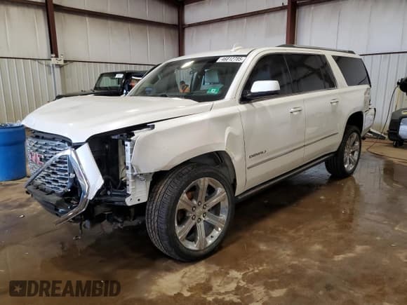 ✅ 2018 GMC Yukon XL Denali • VIN: 1GKS2HKJ7JR403482 • Lot: 46812785. Listed on Copart with Not provided. Free auction sales archive from the USA and detailed vehicle history report at DreamBid. Image 1.