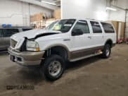 ✅ 2003 Ford Excursion Eddie Bauer • VIN: 1FMNU45S03EB25000 • Лот: 78908554. Опубликован ранее на Copart с пробегом 110 284 миль. Бесплатный доступ к архиву аукционных продаж из США и подробный отчёт об истории автомобиля на DreamBid. Изображение 1.