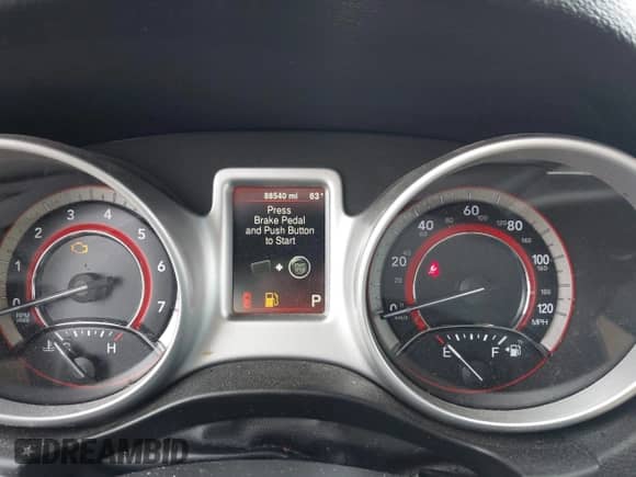 2015 Dodge Journey American Value z VIN 3C4PDCAB4FT720272, wystawiony jako IAAI lot #43438665 z przebiegiem 88 540 mil mil oraz . Historia ofert i sprzedaży dostępna na DreamBid. Obrazek 7.