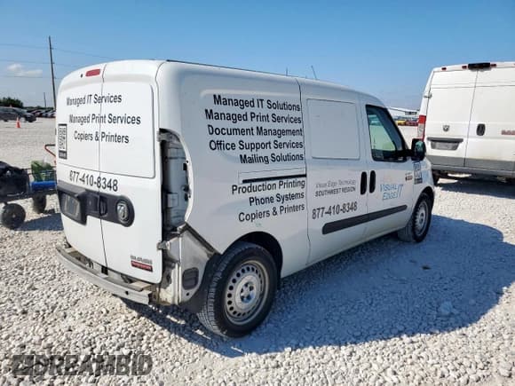 ✅ 2020 Ram ProMaster City Cargo Tradesman • VIN: ZFBHRFAB1L6S26550 • Lot: 71894415. Wystawiony na Copart z przebiegiem 114 324 mil. Bezpłatny archiwum sprzedaży aukcyjnych z USA i szczegółowy raport historii pojazdu na DreamBid. Zdjęcie 3.