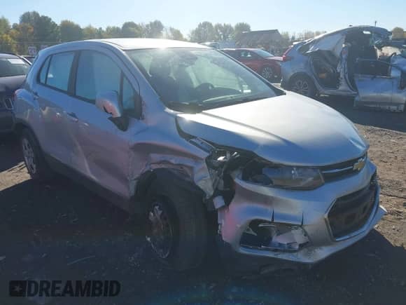 2017 Chevrolet Trax LS with VIN 3GNCJKSB3HL285223, listed as a IAAI auction lot 43379972 with 74,798 mi miles and . Bid and sale history available at DreamBid. Image 1.