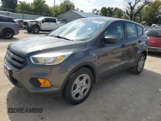 ✅ 2017 Ford Escape S • VIN: 1FMCU0F71HUC25372 • Lot: 84746485. Listed on Copart with 84,491 mi. Free auction sales archive from the USA and detailed vehicle history report at DreamBid. Image 1.