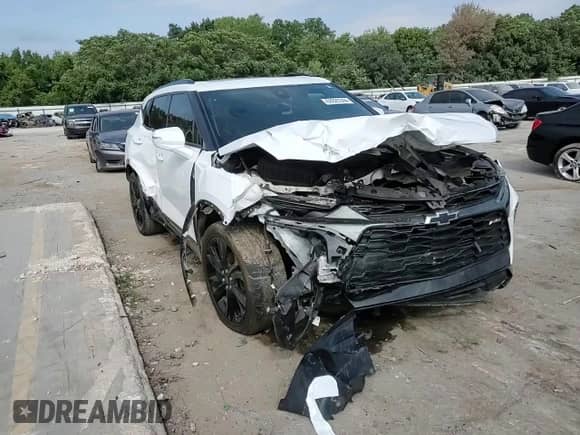 2020 Chevrolet Blazer RS with VIN 3GNKBERS7LS543273, listed as a Copart auction lot 68620344 with 68,186 mi miles and Salvage title. Bid and sale history available at DreamBid. Image 11.